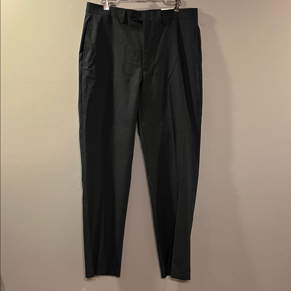 Lauren Ralph Lauren 100% Wool Charcoal Dress Pants